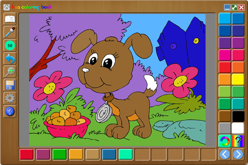 photo coloring pages software