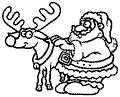 Santa and Rudolf